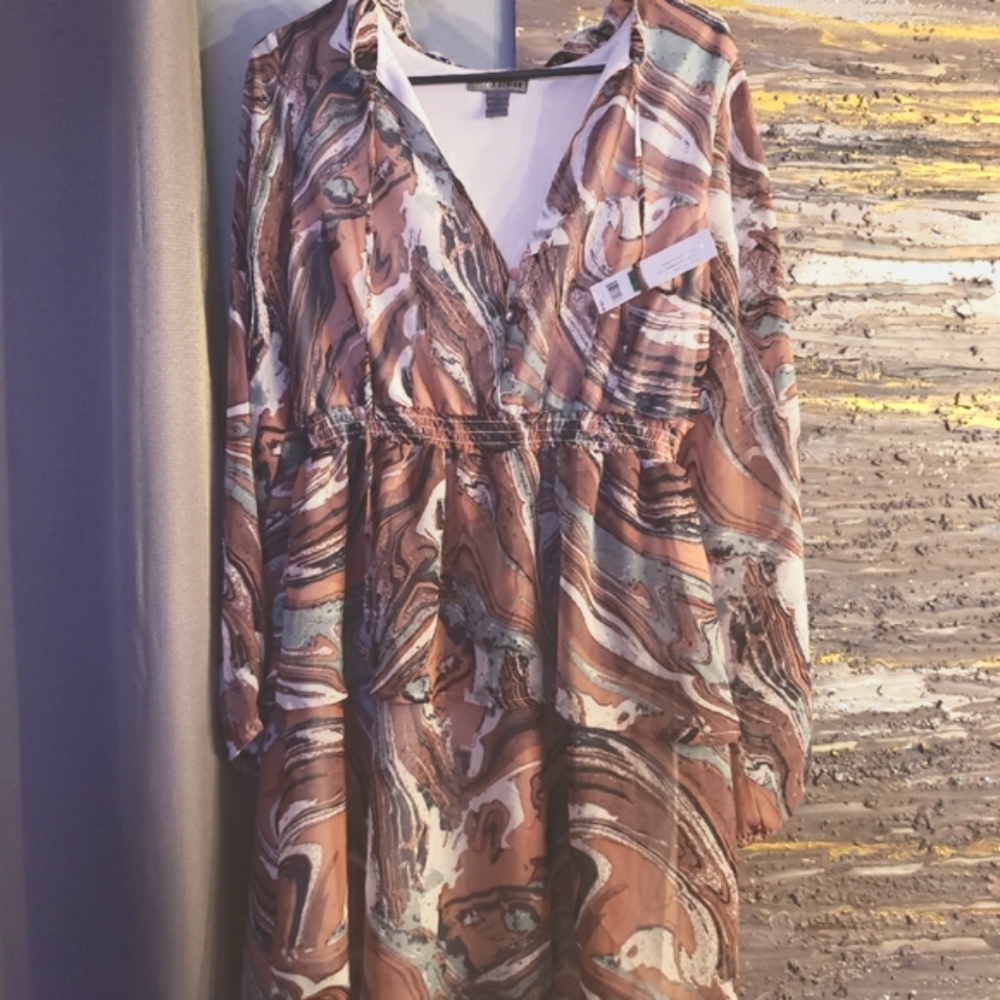 Chiffon mini dress
